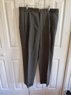 Hugo Boss Men's Dress Pants Suit Trousers Grey 40R